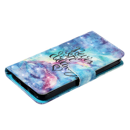 For iPhone 16 Leather Case Flip Wallet Phone Cover Magnetic Clasp 3D Pattern Printed