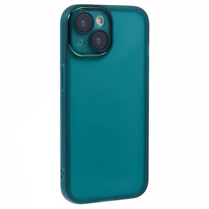 DKSM Series For iPhone 15 Case Electroplated Camera Frame TPU Phone Cover