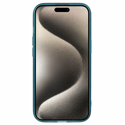 DKSM Series For iPhone 15 Case Electroplated Camera Frame TPU Phone Cover