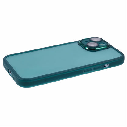 DKSM Series For iPhone 15 Case Electroplated Camera Frame TPU Phone Cover