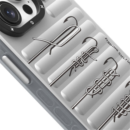 YOUNGKIT Fishing Series For iPhone 14 Pro Magnetic Case IMD Funny Pattern PC+TPU Phone Cover