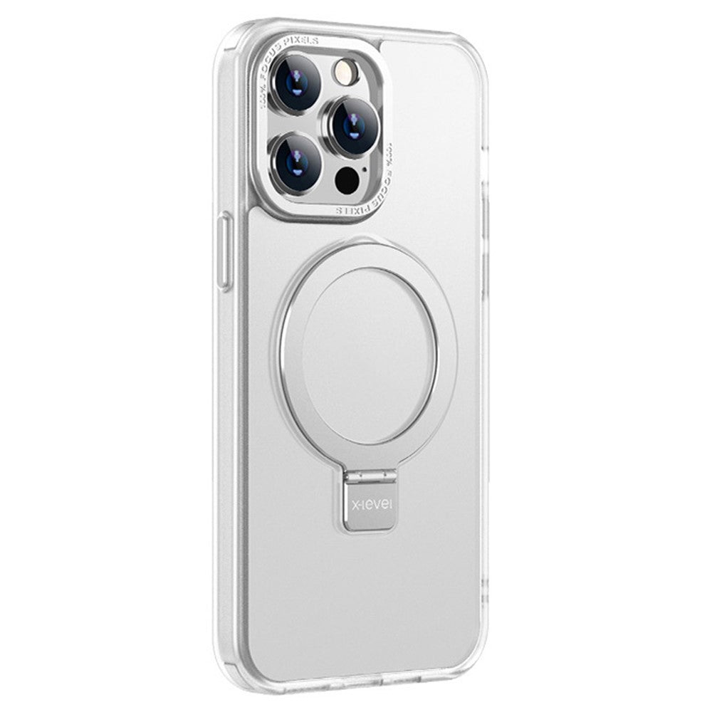 X-LEVEL For iPhone 14 Pro Case TPU+PC Phone Cover with Magnetic Invisible Kickstand