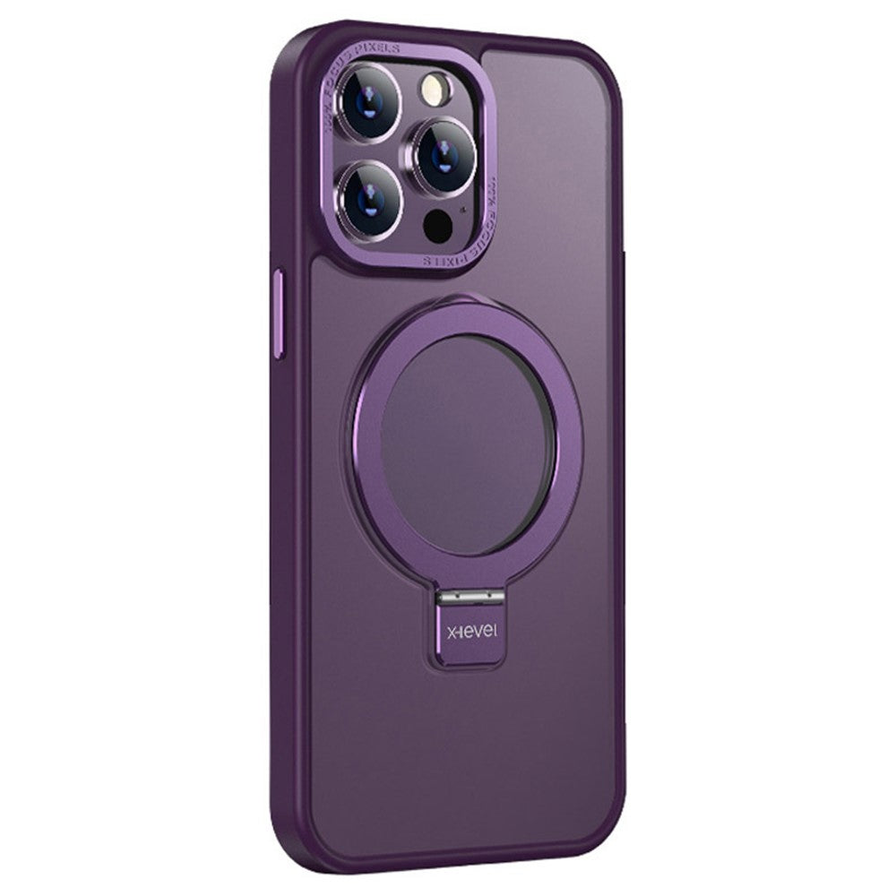 X-LEVEL For iPhone 14 Pro Case TPU+PC Phone Cover with Magnetic Invisible Kickstand