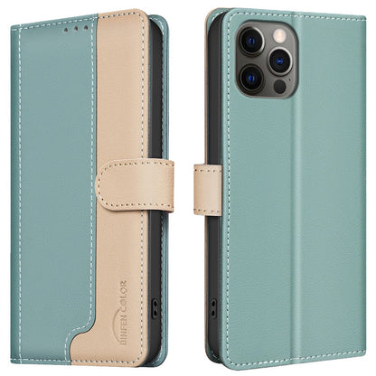 BINFEN COLOR BF33 For iPhone 14 Pro Case Wallet Stand View Leather Phone Cover