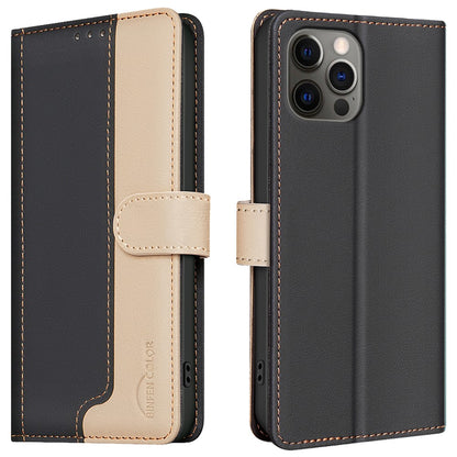 BINFEN COLOR BF33 For iPhone 14 Pro Case Wallet Stand View Leather Phone Cover