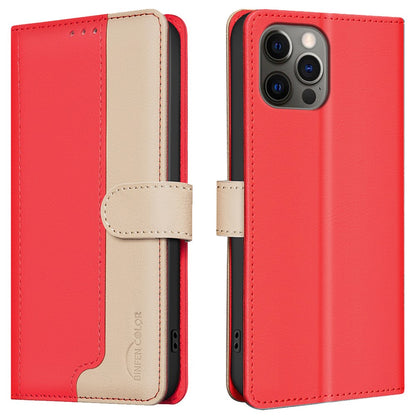 BINFEN COLOR BF33 For iPhone 14 Pro Case Wallet Stand View Leather Phone Cover