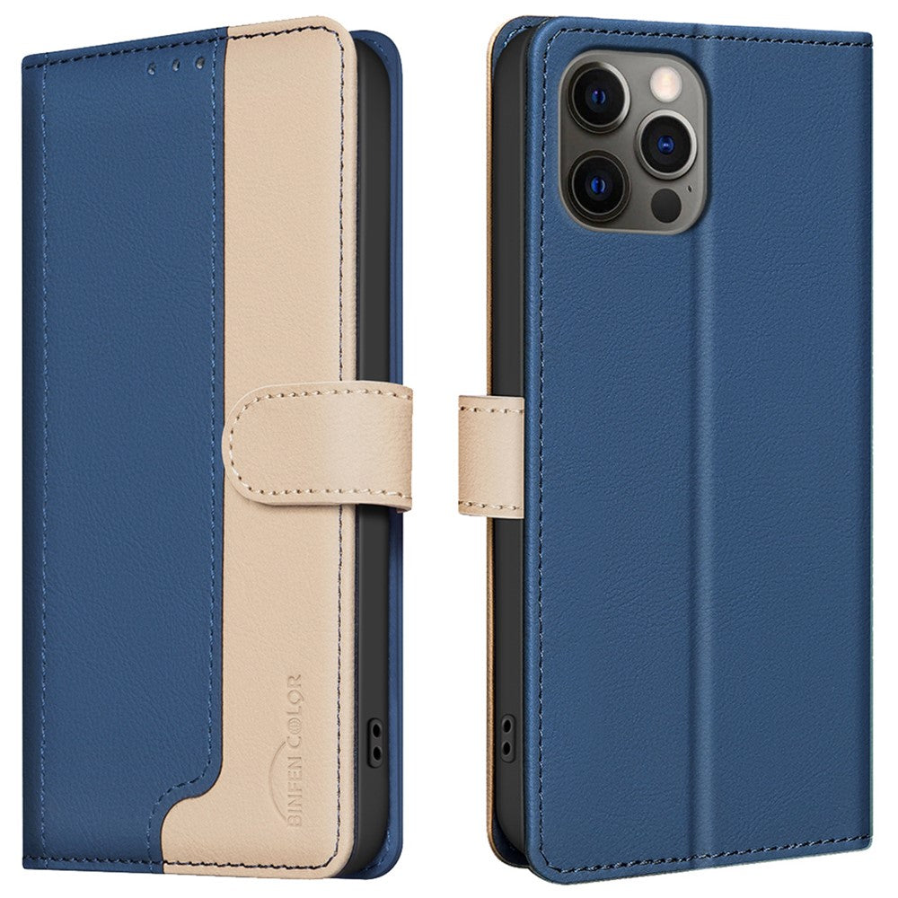 BINFEN COLOR BF33 For iPhone 14 Pro Case Wallet Stand View Leather Phone Cover