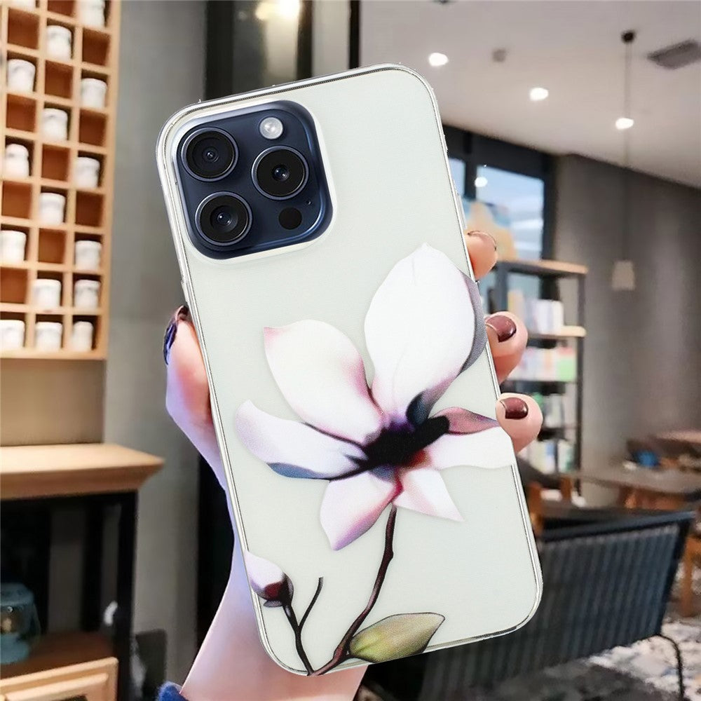 For iPhone 16 Pro Max TPU Case Pattern Printing Protective Phone Cover