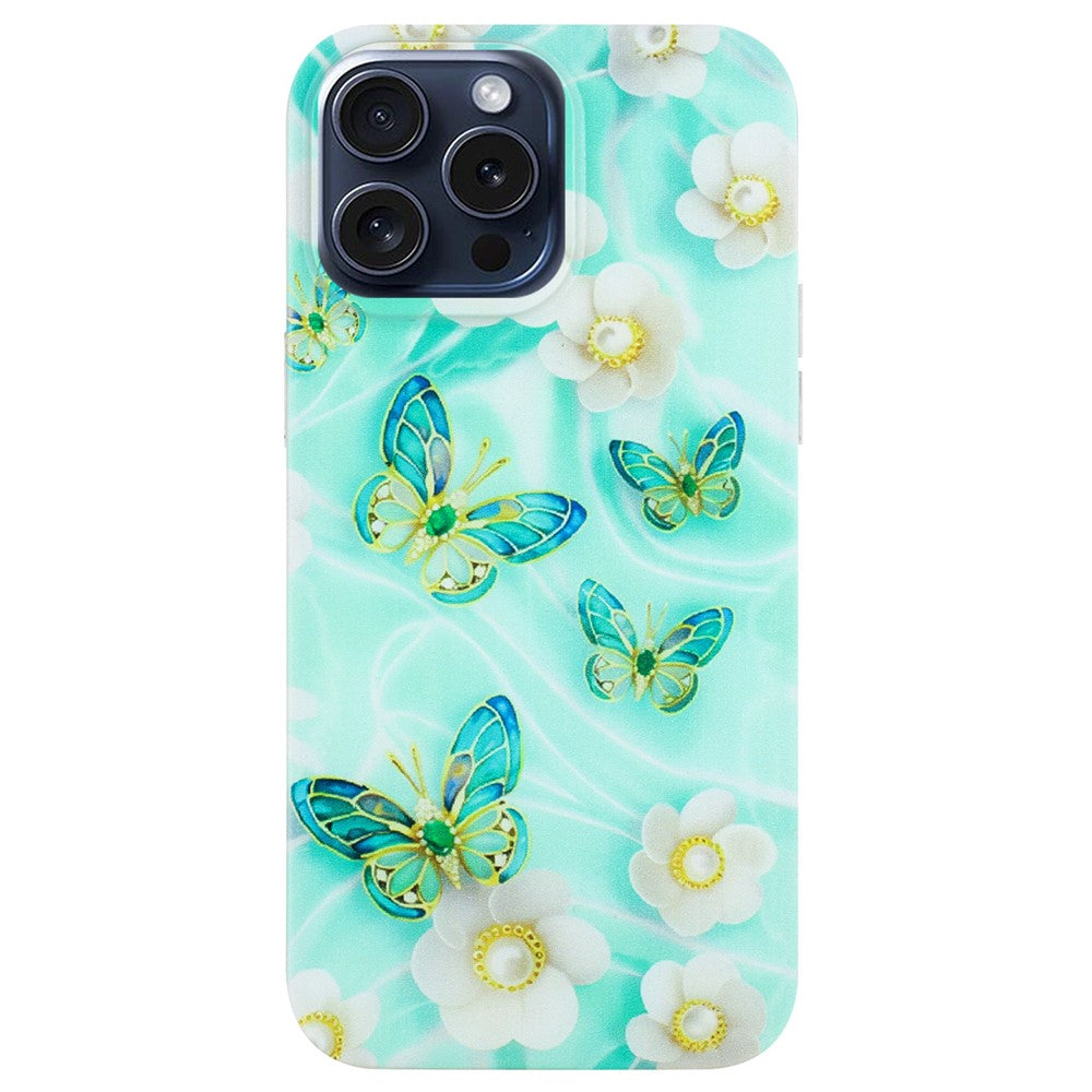 For iPhone 16 Pro Max TPU Case Pattern Printing Protective Phone Cover