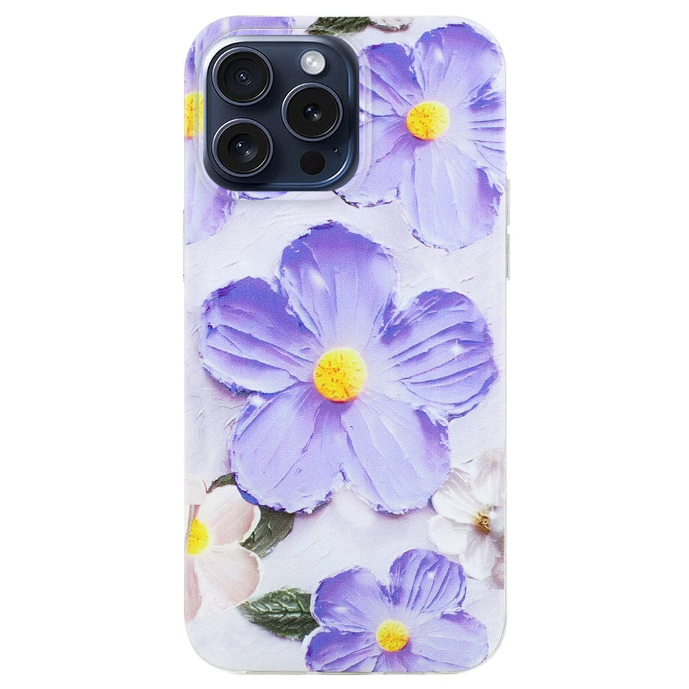 For iPhone 16 Pro Max TPU Case Pattern Printing Protective Phone Cover