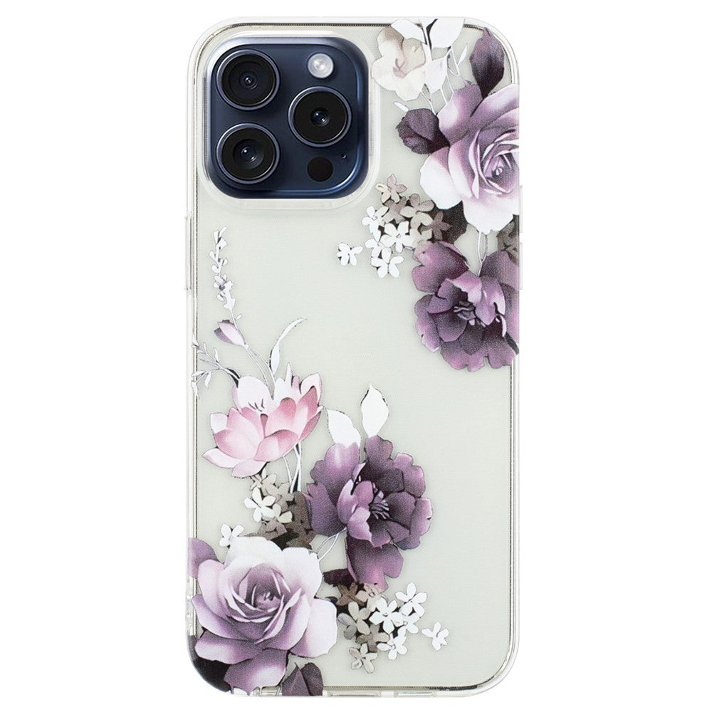 For iPhone 16 Pro Max TPU Case Pattern Printing Protective Phone Cover
