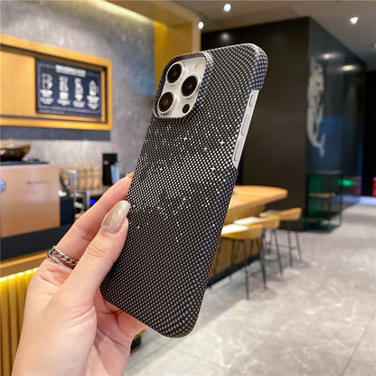 For iPhone 14 Pro Case Starry Sky Pattern Hard PC Half Cover Phone Protector