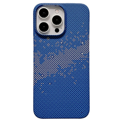 For iPhone 14 Pro Case Starry Sky Pattern Hard PC Half Cover Phone Protector