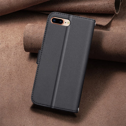 BINFEN COLOR for iPhone 17e / 16e Case Square Grid PU Leather Cover Stand Wallet