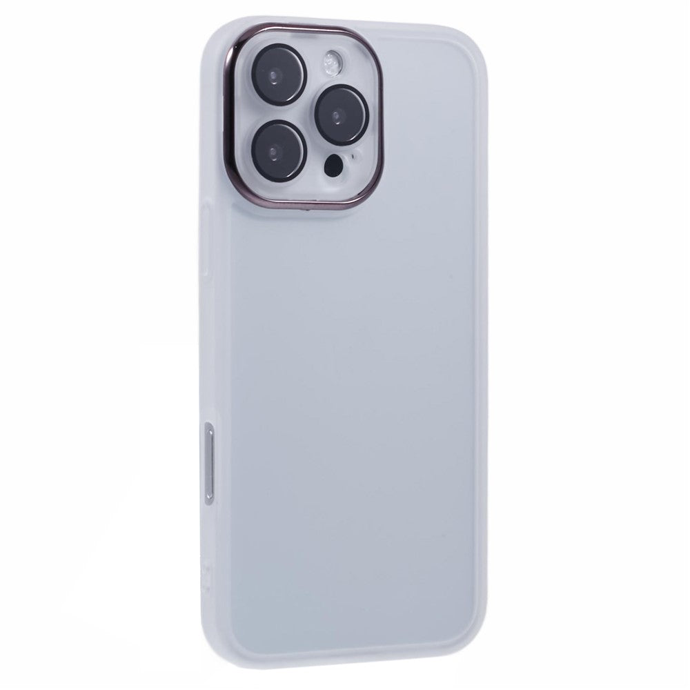 DKSM Series For iPhone 16 Pro Max Case Electroplated Camera Frame TPU Phone Cover