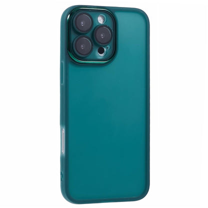 DKSM Series For iPhone 16 Pro Max Case Electroplated Camera Frame TPU Phone Cover
