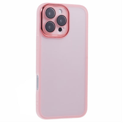 DKSM Series For iPhone 16 Pro Max Case Electroplated Camera Frame TPU Phone Cover