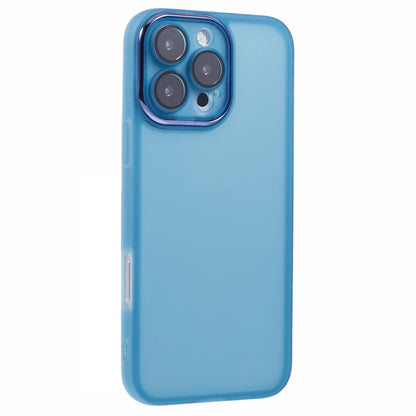 DKSM Series For iPhone 16 Pro Max Case Electroplated Camera Frame TPU Phone Cover