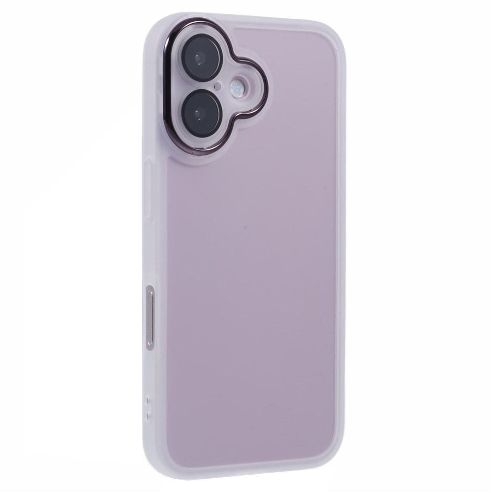 DKSM Series For iPhone 16 Case Electroplated Camera Frame TPU Phone Cover