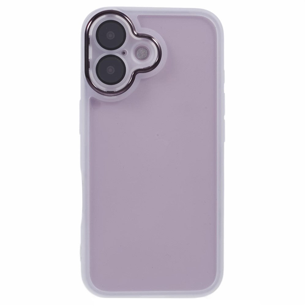 DKSM Series For iPhone 16 Case Electroplated Camera Frame TPU Phone Cover