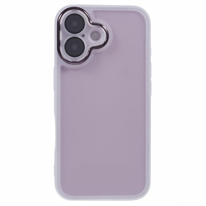 DKSM Series For iPhone 16 Case Electroplated Camera Frame TPU Phone Cover
