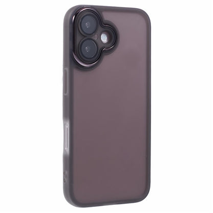 DKSM Series For iPhone 16 Case Electroplated Camera Frame TPU Phone Cover