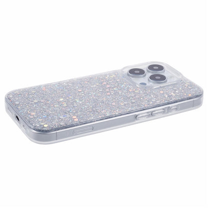 For iPhone 16 Pro Max Case Glittery Design Anti-Drop Soft TPU Phone Cover