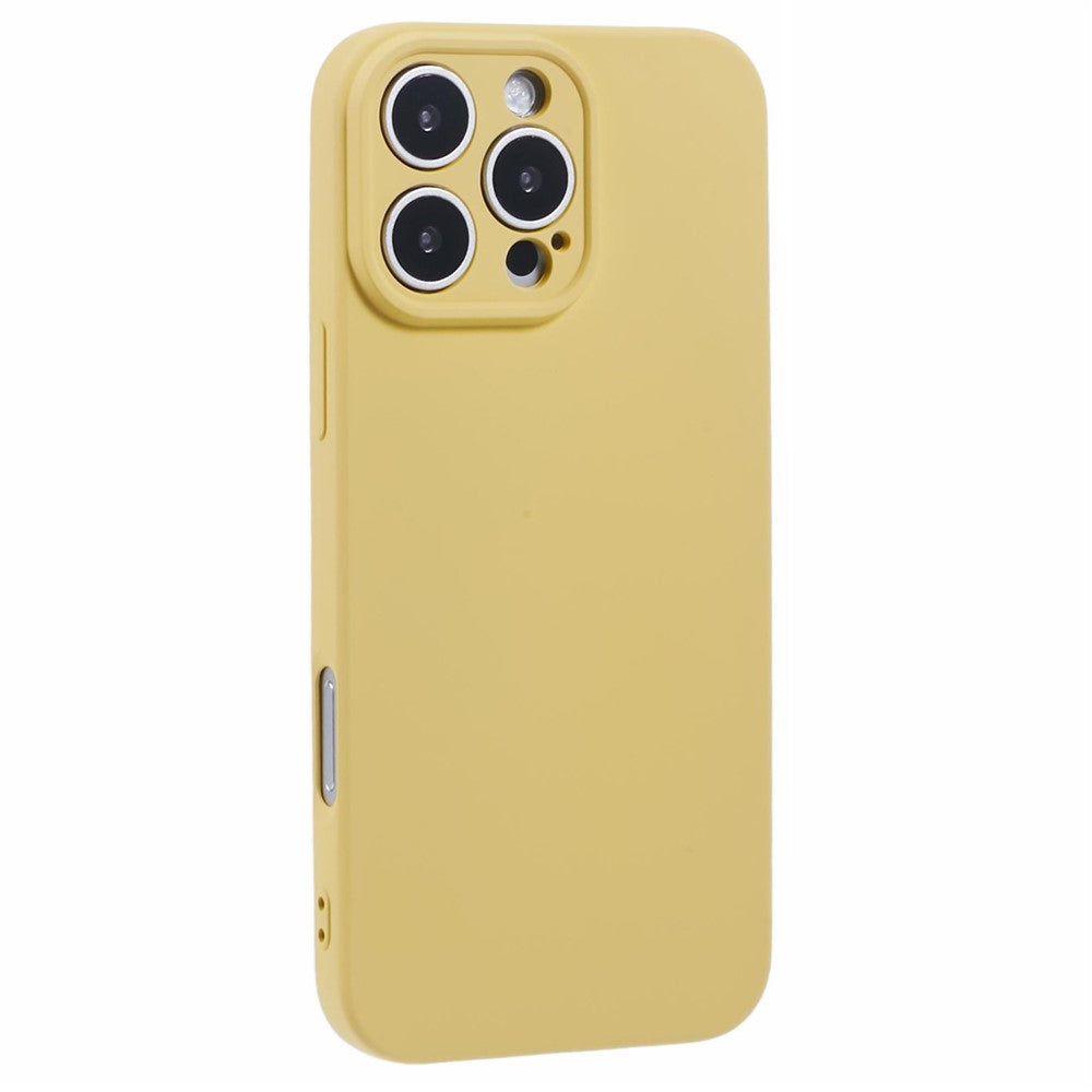 For iPhone 16 Pro Max Case Fiber Lining TPU Soft Anti-Scratch Phone Cover