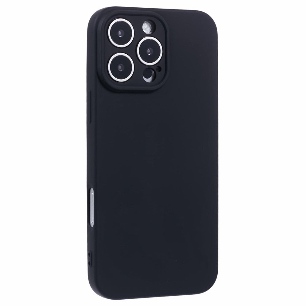 For iPhone 16 Pro Max Case Fiber Lining TPU Soft Anti-Scratch Phone Cover