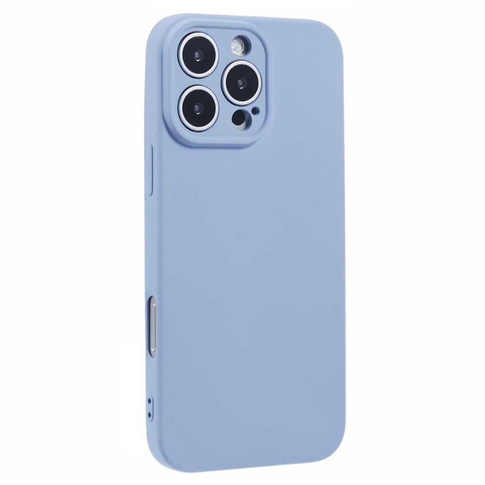 For iPhone 16 Pro Max Case Fiber Lining TPU Soft Anti-Scratch Phone Cover
