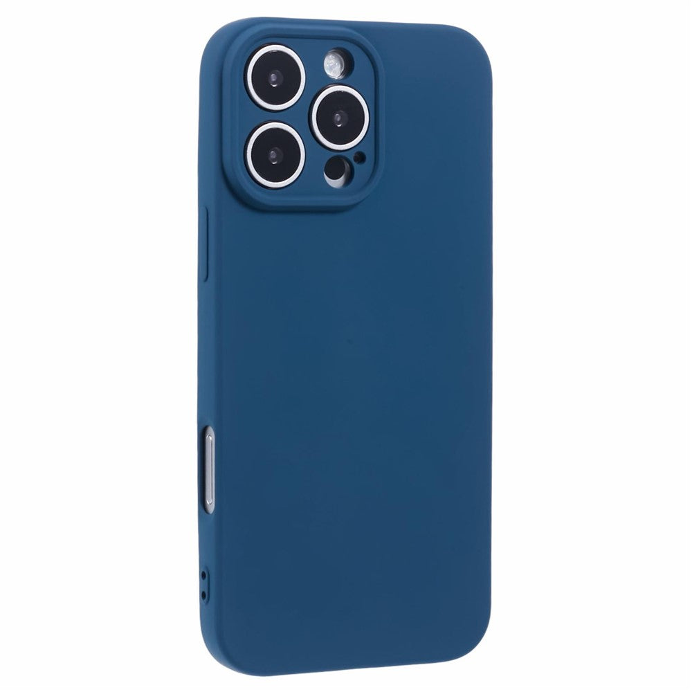 For iPhone 16 Pro Max Case Fiber Lining TPU Soft Anti-Scratch Phone Cover