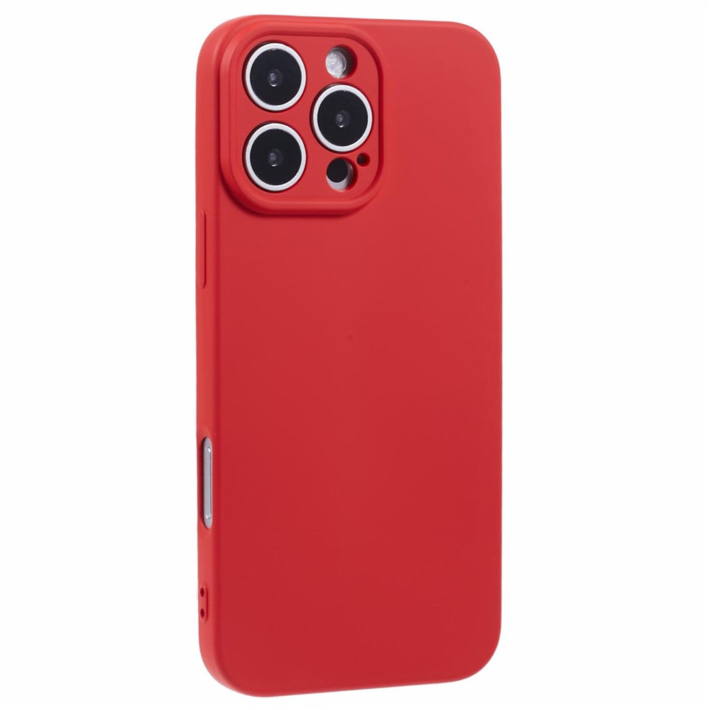 For iPhone 16 Pro Max Case Fiber Lining TPU Soft Anti-Scratch Phone Cover