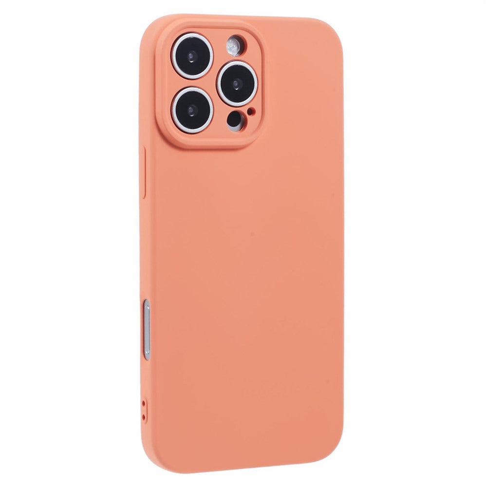 For iPhone 16 Pro Max Case Fiber Lining TPU Soft Anti-Scratch Phone Cover
