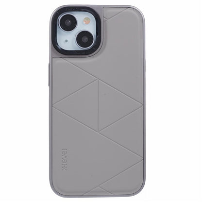 X-LEVEL For iPhone 15 Case Shockproof Geometric PU Leather Back Cover