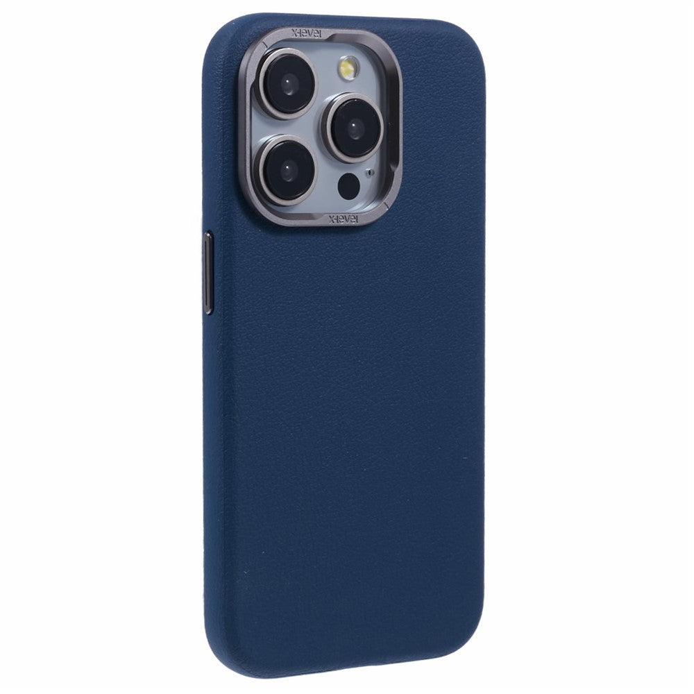 X-LEVEL For iPhone 14 Pro Case Slim PU Leather Hard PC Shell Phone Cover