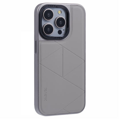 X-LEVEL For iPhone 14 Pro Case Geometric Shockproof PC+TPU+Leather Phone Back Cover