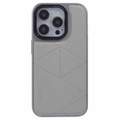 X-LEVEL For iPhone 14 Pro Case Geometric Shockproof PC+TPU+Leather Phone Back Cover