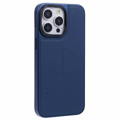 X-LEVEL For iPhone 14 Pro Case Geometric Shockproof PC+TPU+Leather Phone Back Cover