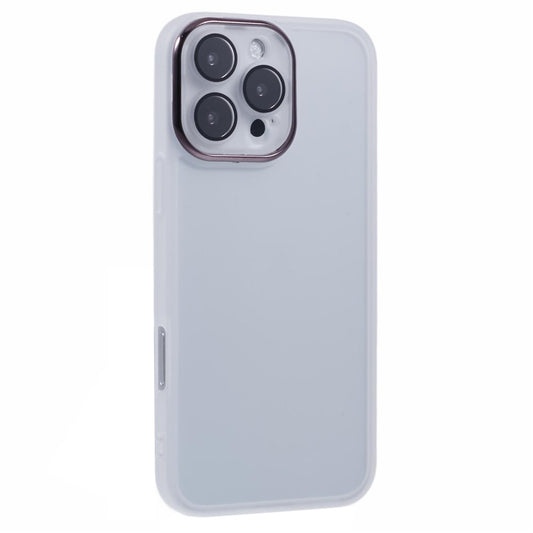 DKSM Series For iPhone 16 Pro Case TPU Protective Cell Phone Cover Electroplated Camera Frame