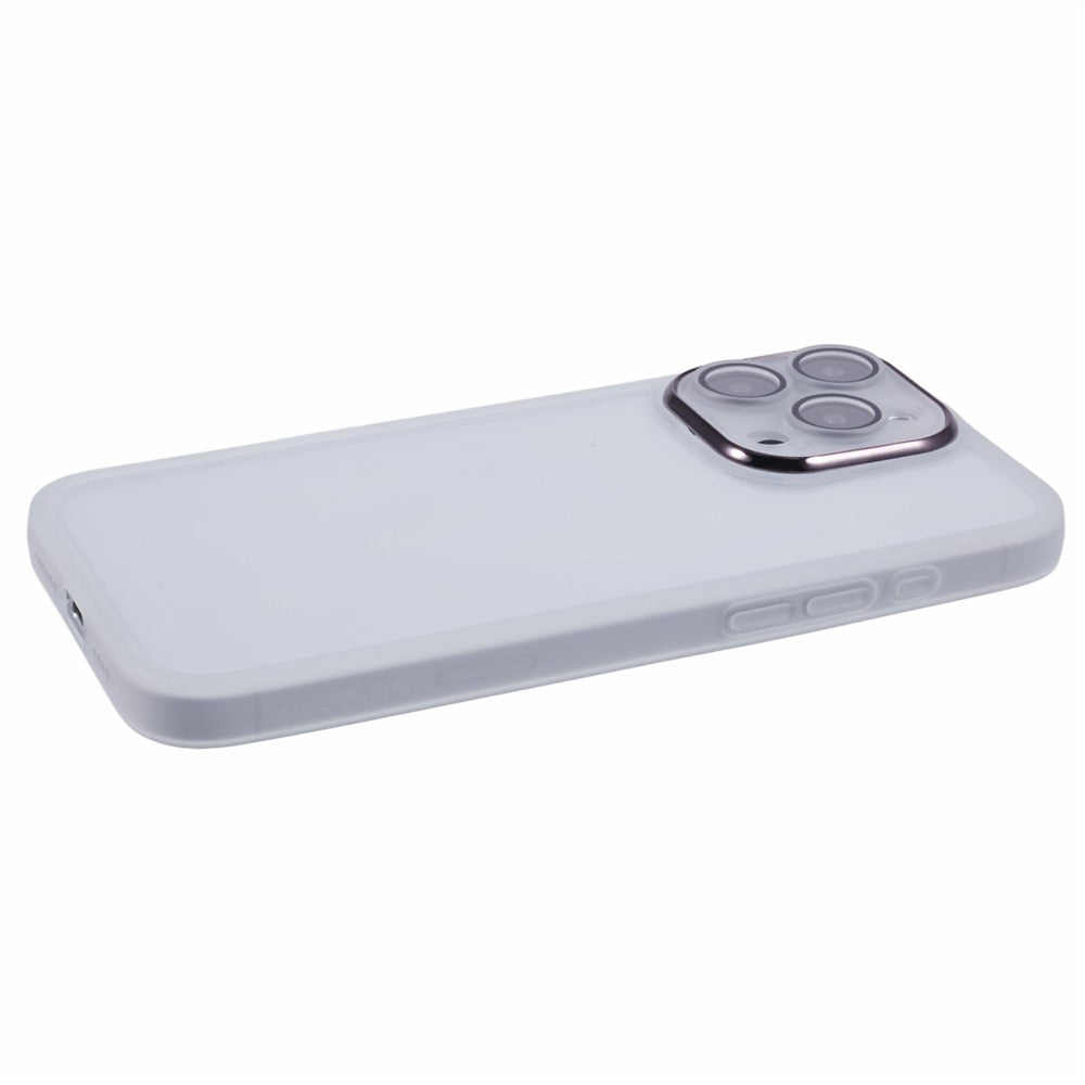DKSM Series For iPhone 16 Pro Case TPU Protective Cell Phone Cover Electroplated Camera Frame
