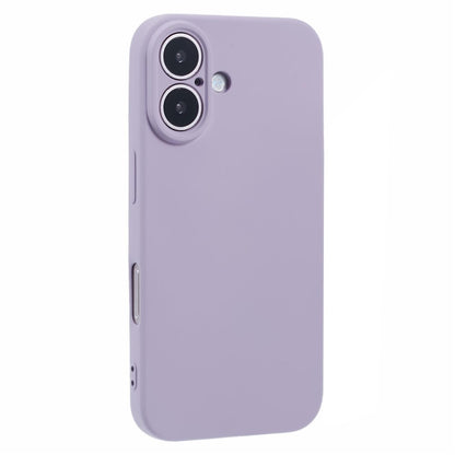 For iPhone 16 Case Fiber Lining TPU Soft Touch Phone Cover Drop Protection