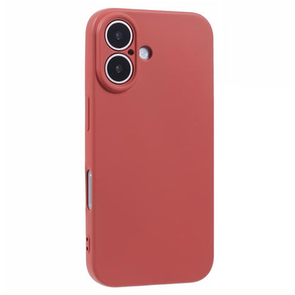 For iPhone 16 Case Fiber Lining TPU Soft Touch Phone Cover Drop Protection