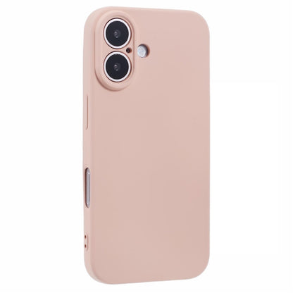 For iPhone 16 Case Fiber Lining TPU Soft Touch Phone Cover Drop Protection