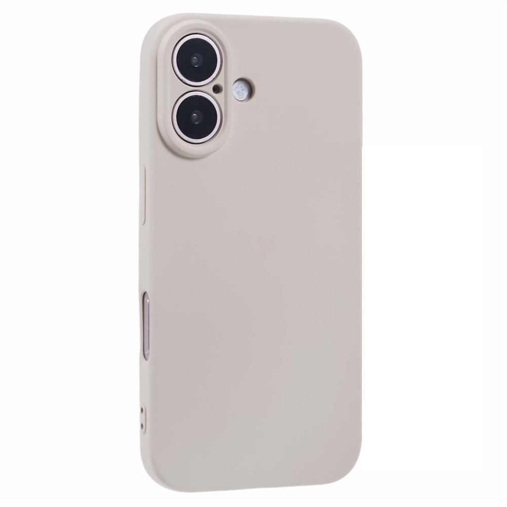 For iPhone 16 Case Fiber Lining TPU Soft Touch Phone Cover Drop Protection