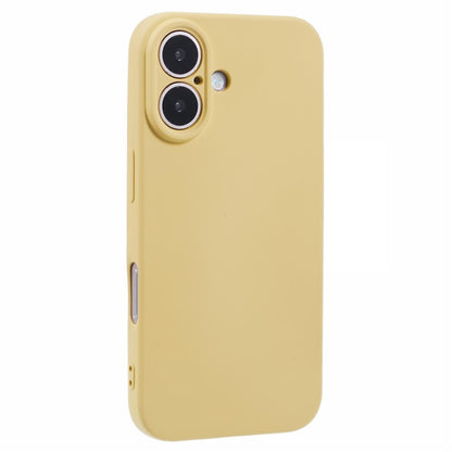 For iPhone 16 Case Fiber Lining TPU Soft Touch Phone Cover Drop Protection