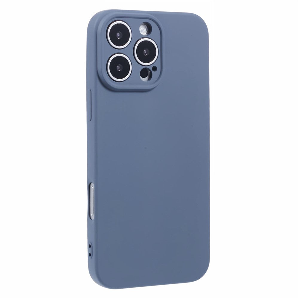 For iPhone 16 Pro Case TPU Back Soft Anti-Scratch Fiber Lining Phone Cover