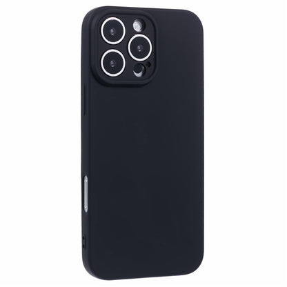 For iPhone 16 Pro Case TPU Back Soft Anti-Scratch Fiber Lining Phone Cover