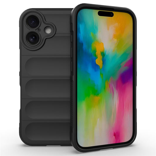 For iPhone 16 TPU Case Scratch-Resistant Rugged Back Soft Phone Cover