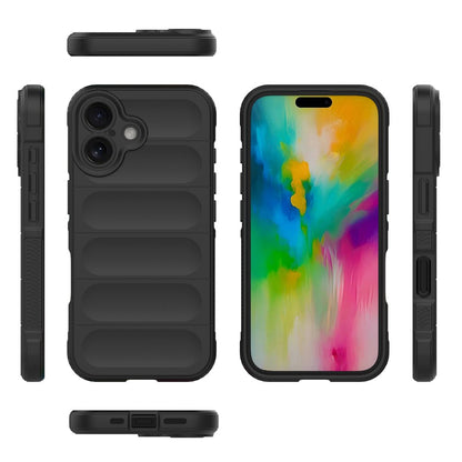 For iPhone 16 TPU Case Scratch-Resistant Rugged Back Soft Phone Cover