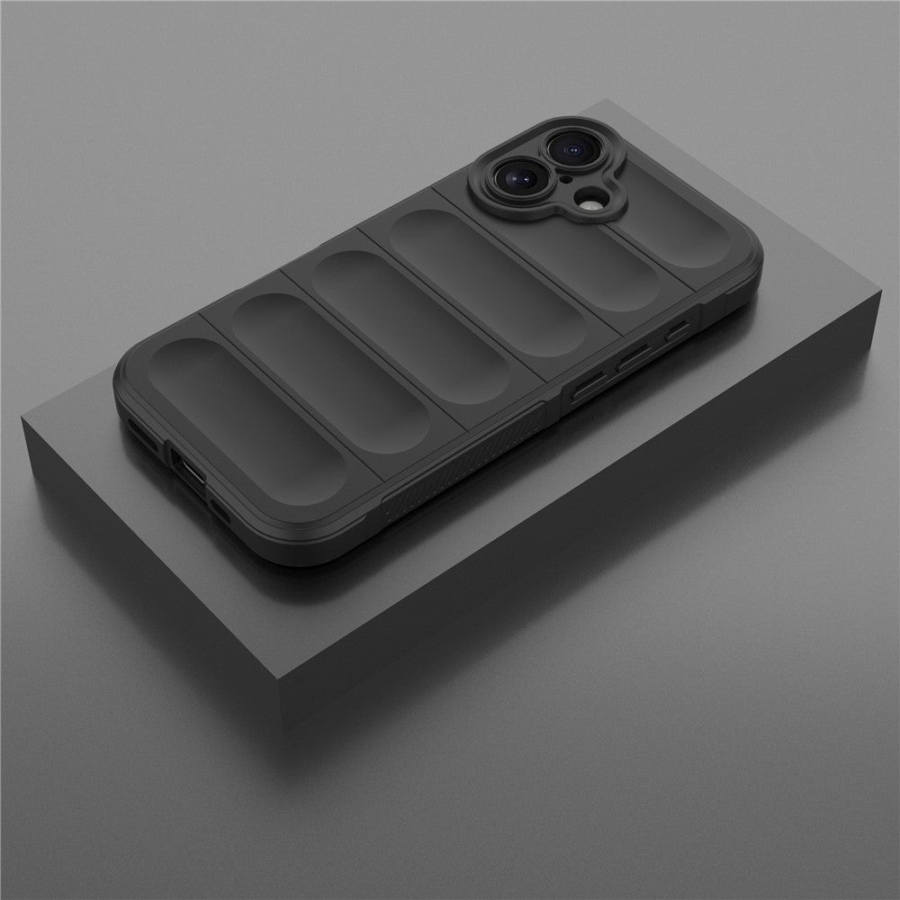 For iPhone 16 TPU Case Scratch-Resistant Rugged Back Soft Phone Cover